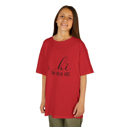 Hi I'm New Here: Fun and Friendly Kids' T-Shirt –  for Little Adventurers!