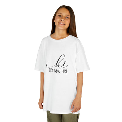 Hi I'm New Here: Fun and Friendly Kids' T-Shirt –  for Little Adventurers!