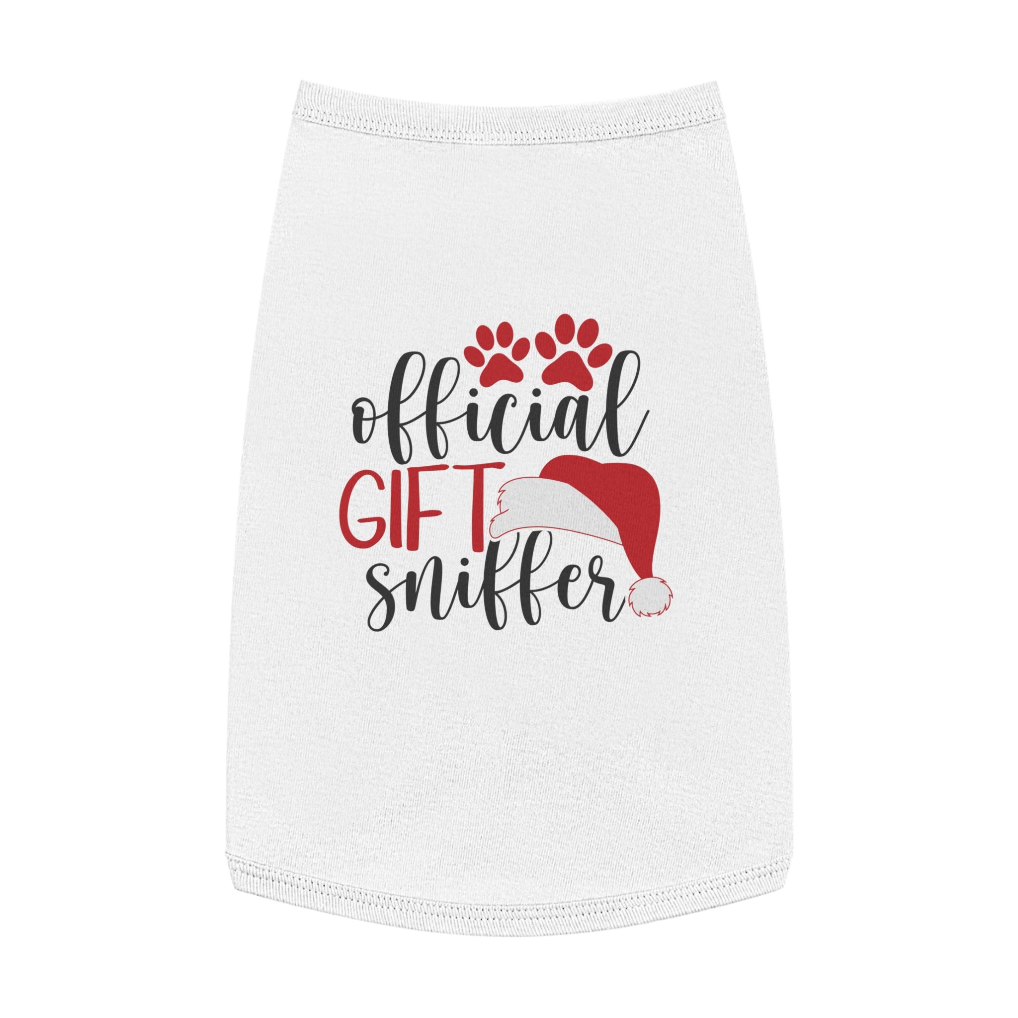 Funny Christmas Dog Shirt Gift – “Official Gift Sniffer” Tank Top