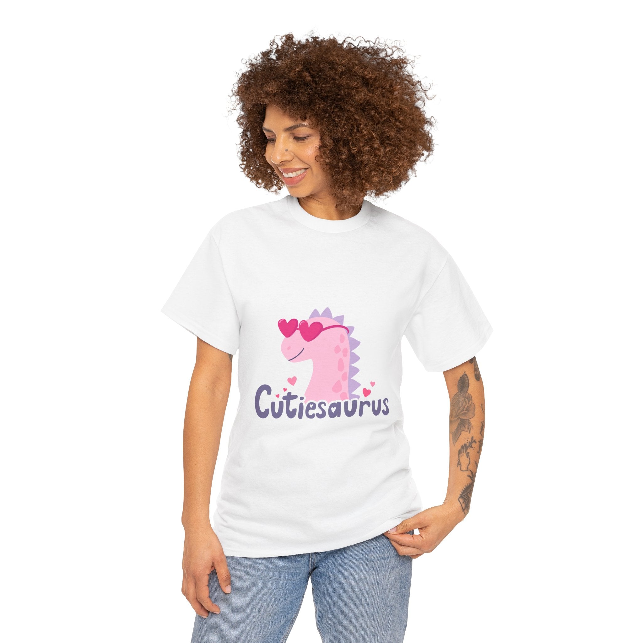 Cutiesaurus T-Shirt – Cute Dinosaur Shirt for Couples, Friends & Kids