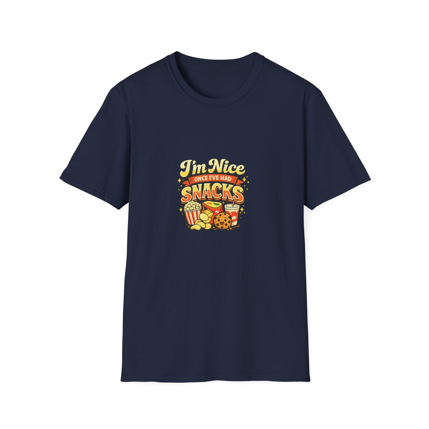 I’m Nice Once I’ve Had Snacks Retro Graphic Tee