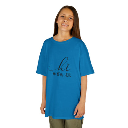 Hi I'm New Here: Fun and Friendly Kids' T-Shirt –  for Little Adventurers!
