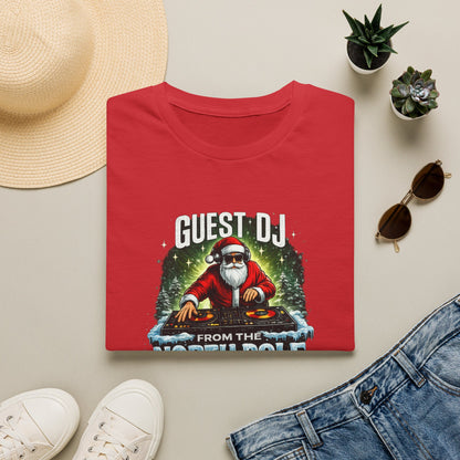 Guest DJ From the North Pole Christmas Shirt | Funny DJ Holiday Tee