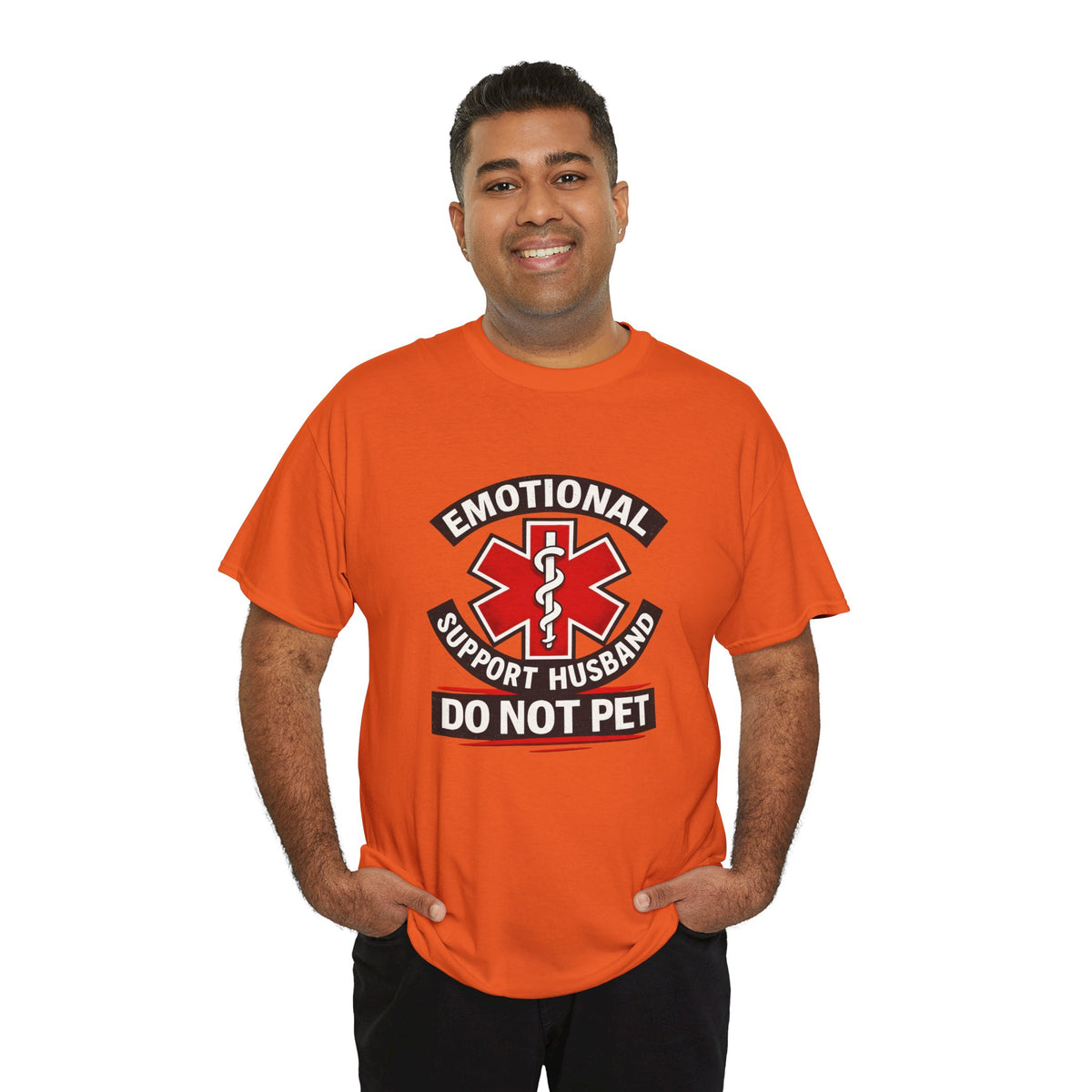 Emotional Support Husband “Do Not Pet” Shirt – Funny Husband Tee