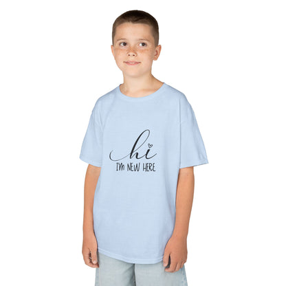 Hi I'm New Here: Fun and Friendly Kids' T-Shirt –  for Little Adventurers!