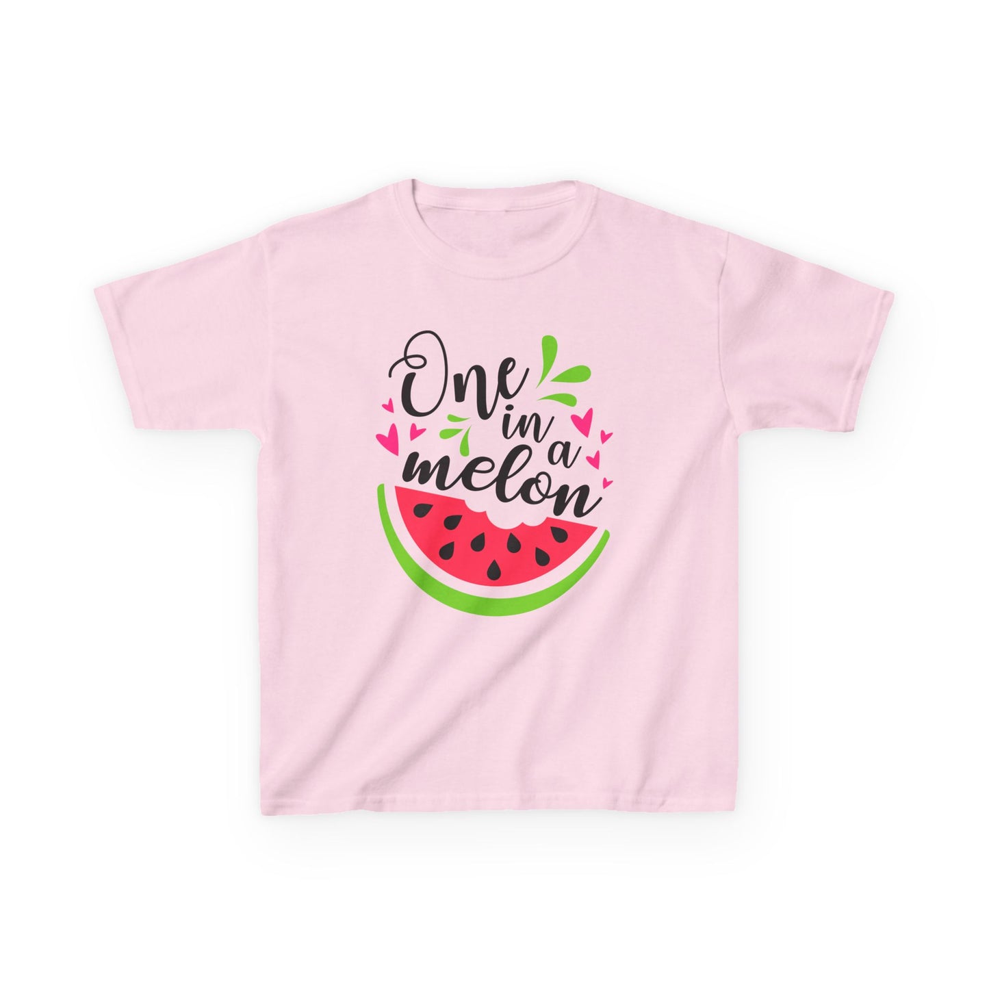 One in a Melon: Fun Cartoon Watermelon Graphic Kids' T-Shirt