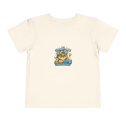 Smart Bear Kids Shirt – Tiny Trouble Club Educational Graphic Tee for Toddlers & Children
