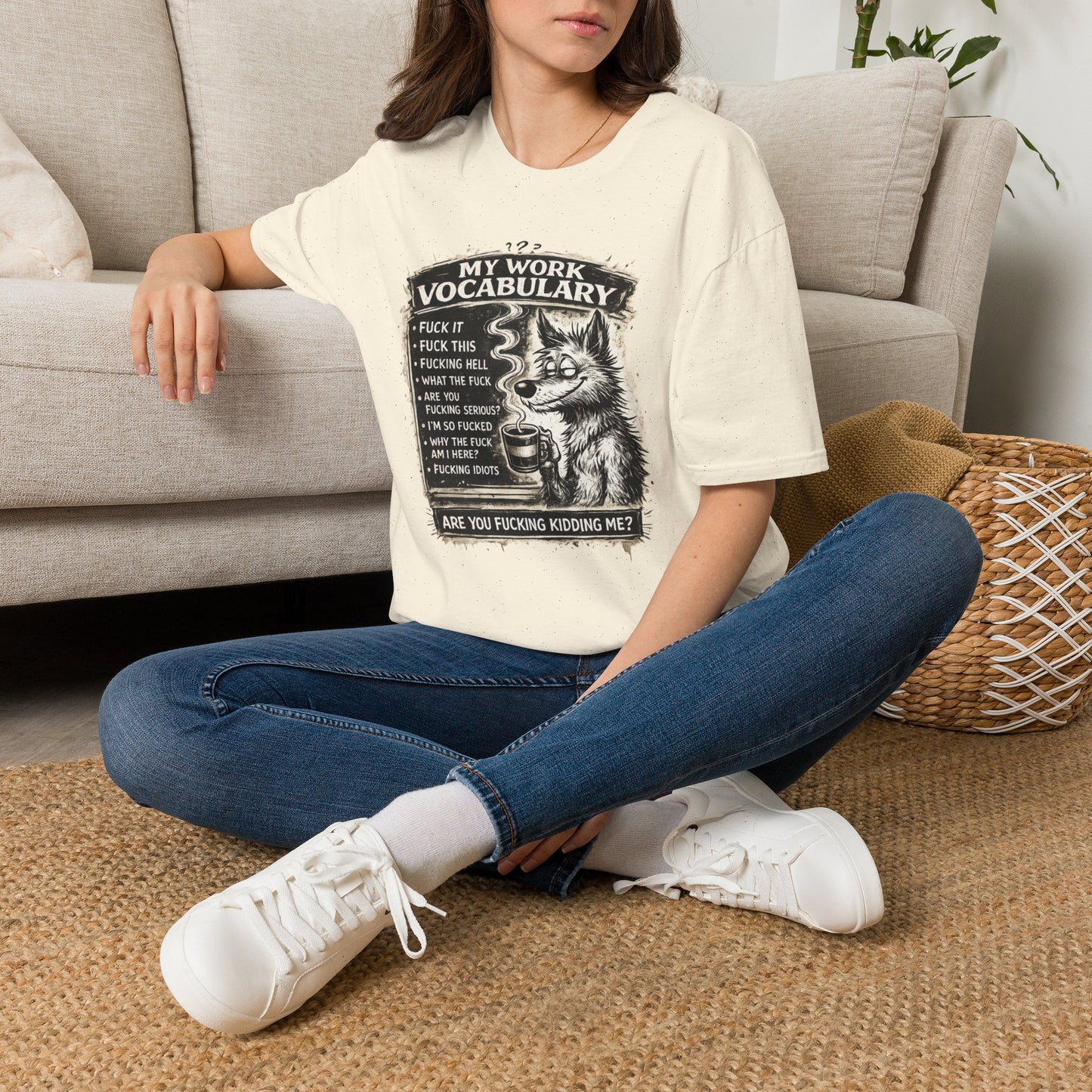 My Work Vocabulary Shirt | Funny Office Humor Graphic Tee
