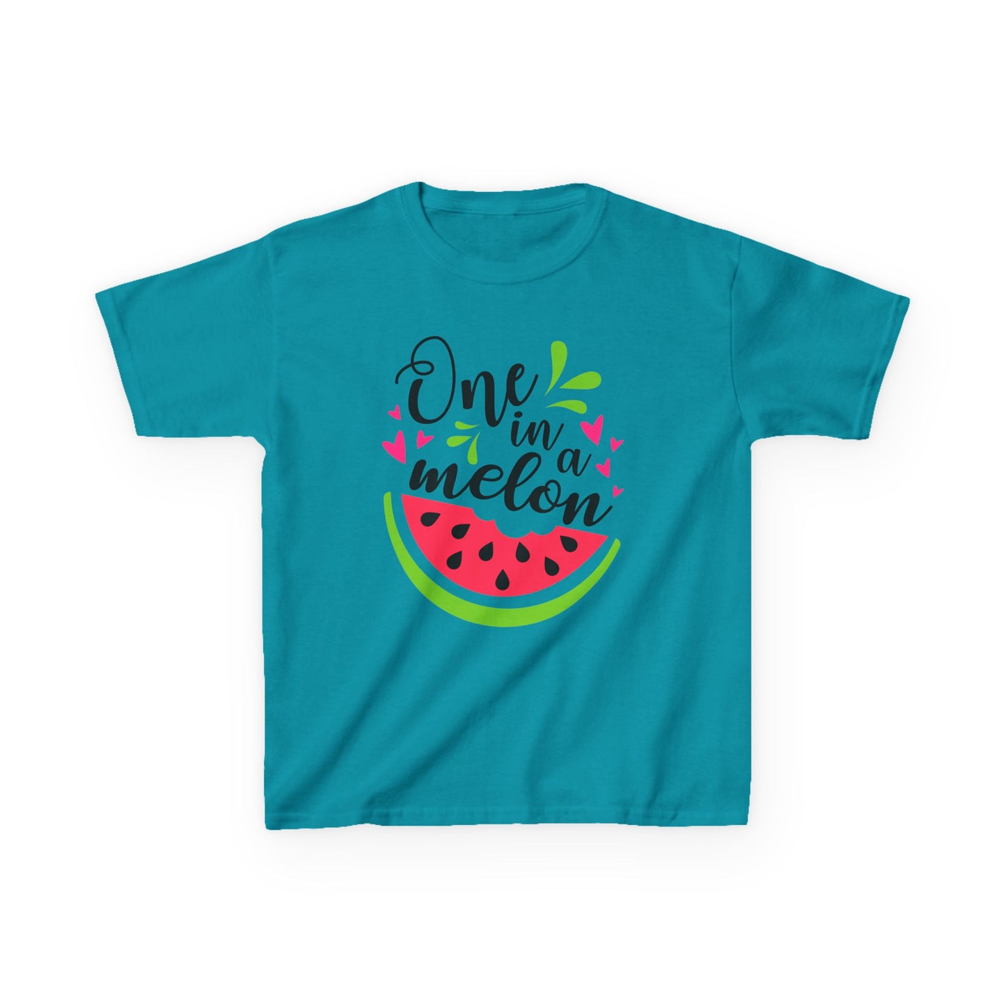 One in a Melon: Fun Cartoon Watermelon Graphic Kids' T-Shirt