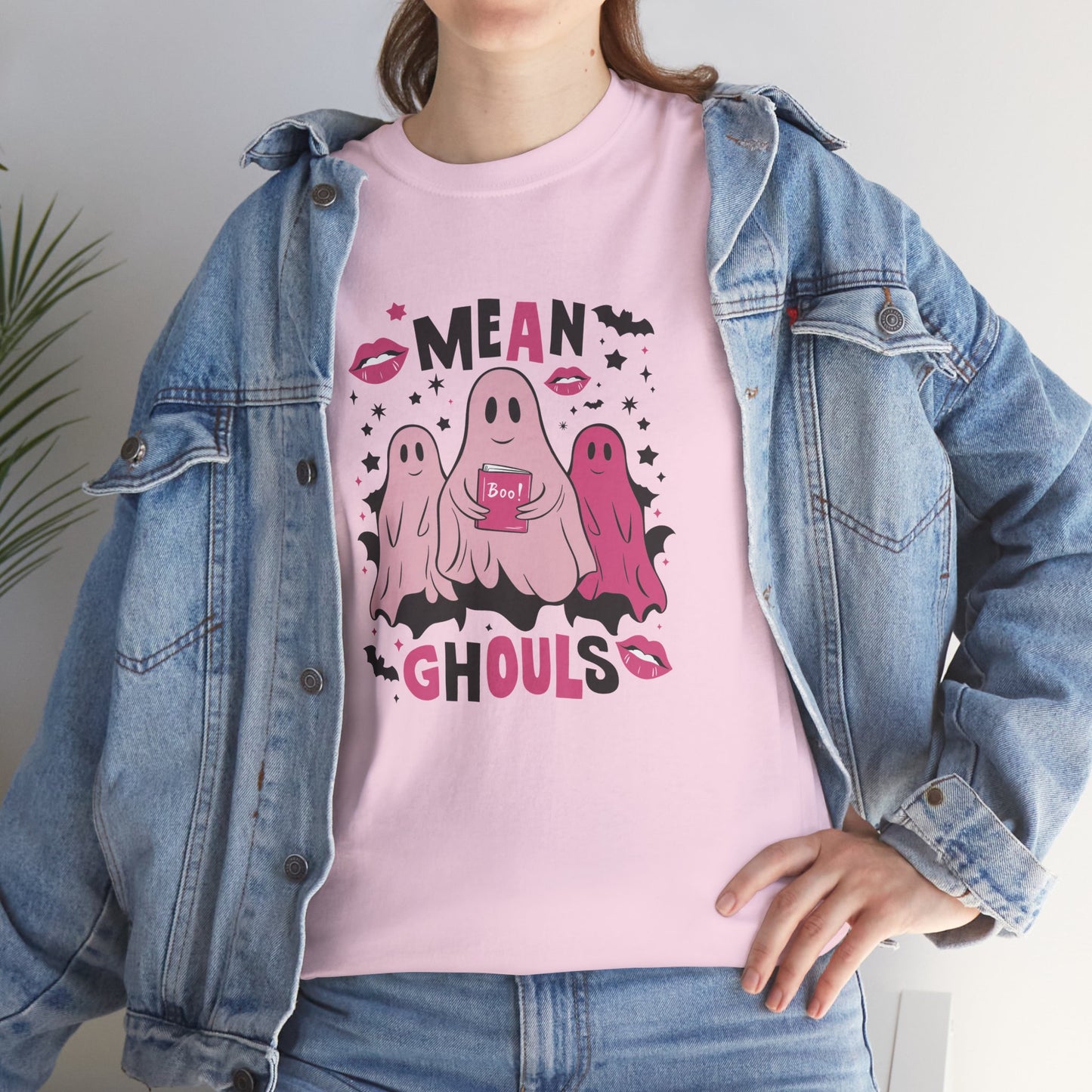 Mean Ghouls Cute Halloween T-Shirt | Funny Ghost Friends Tee