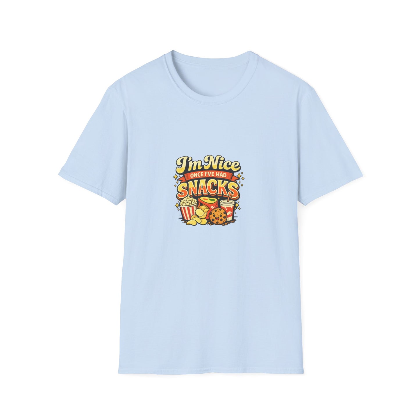 I’m Nice Once I’ve Had Snacks Retro Graphic Tee