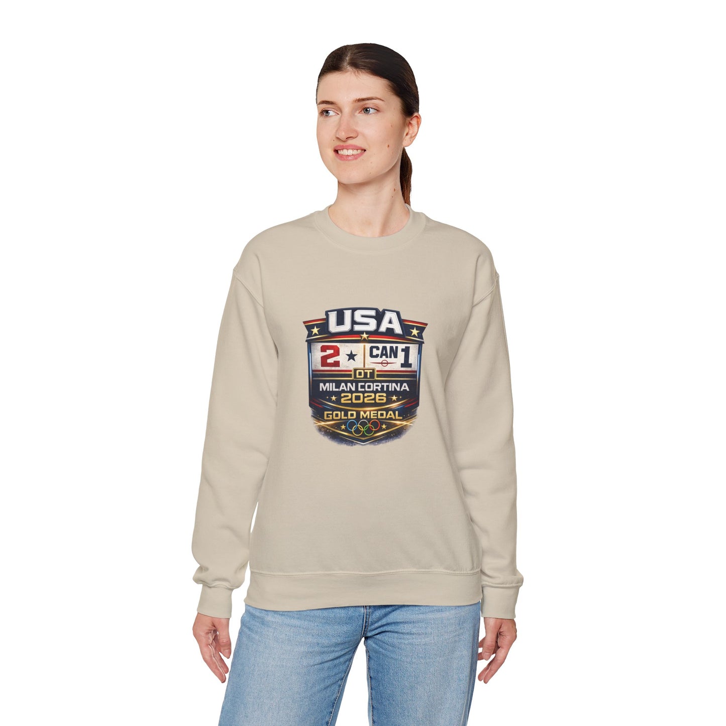 USA Hockey 2026 Gold Championship Sweatshirt – 2-1 OT Classic
