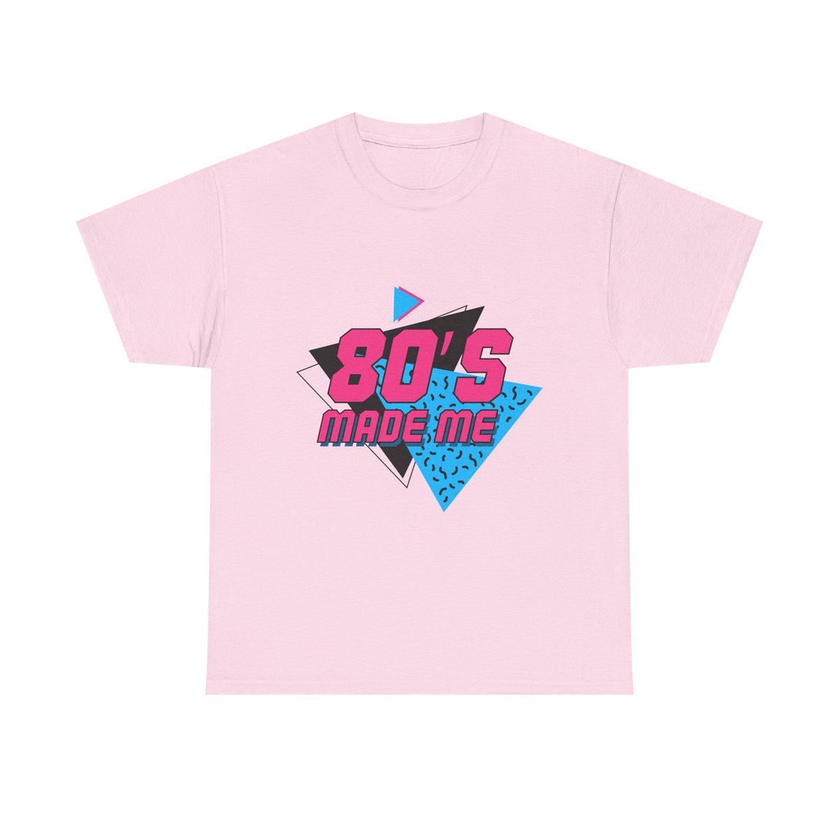 Retro 80’s Made Me T-Shirt – Vintage Neon Throwback Tee
