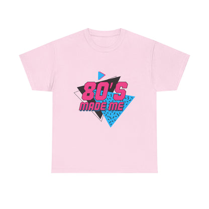 Retro 80’s Made Me T-Shirt – Vintage Neon Throwback Tee