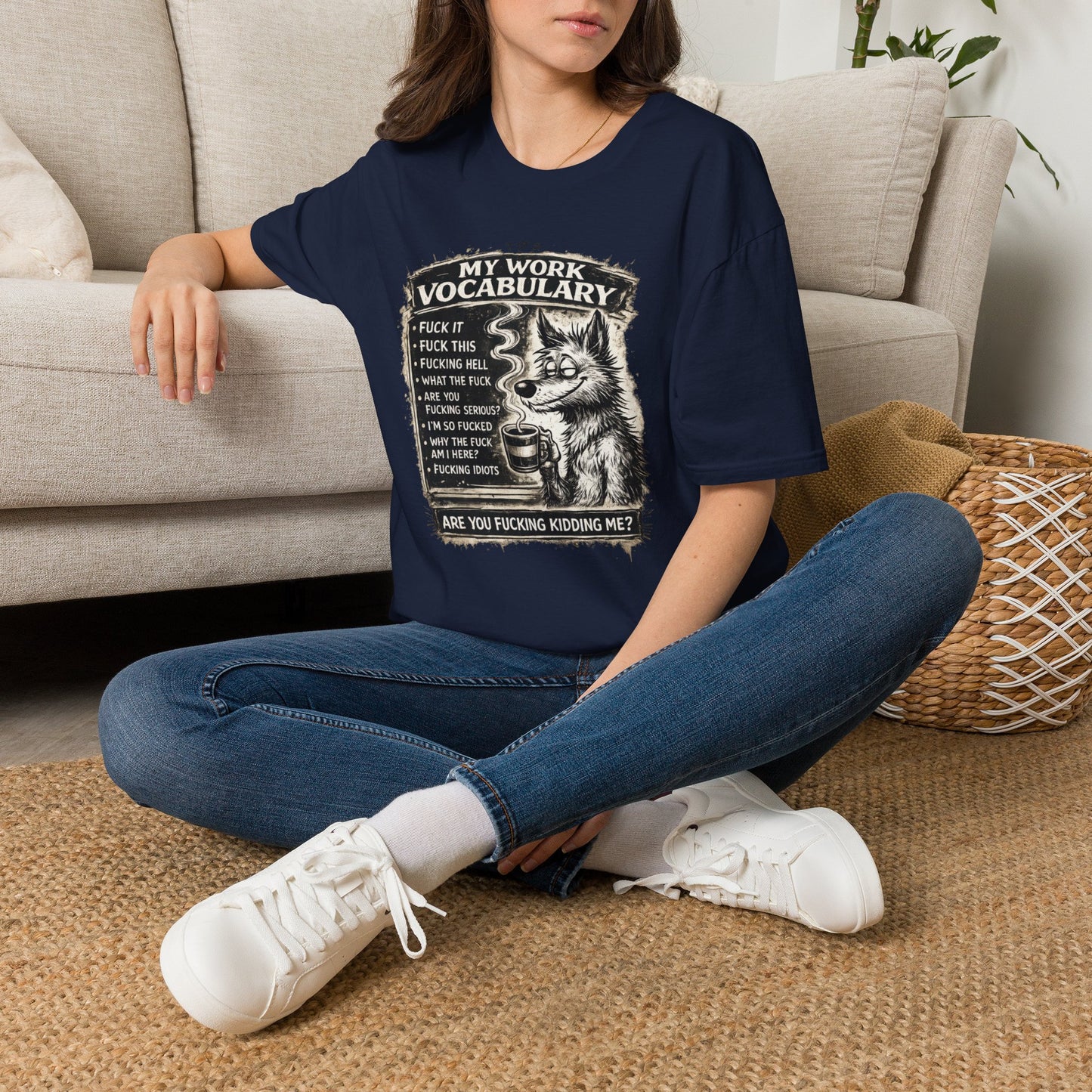 My Work Vocabulary Shirt | Funny Office Humor Graphic Tee