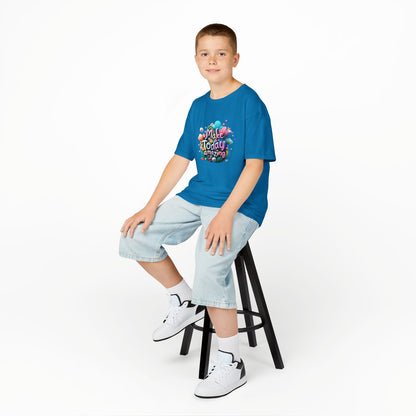 Make Today Amazing: Vibrant Rainbow Graphic Kids' T-Shirt – Inspire Positivity!