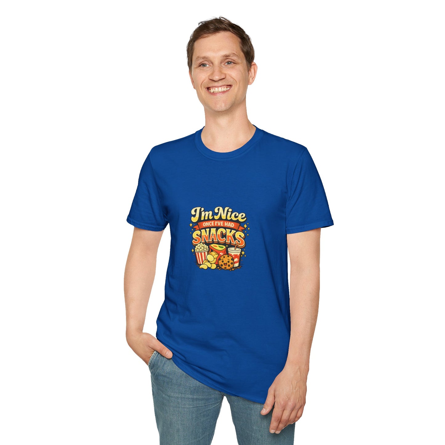 I’m Nice Once I’ve Had Snacks Retro Graphic Tee