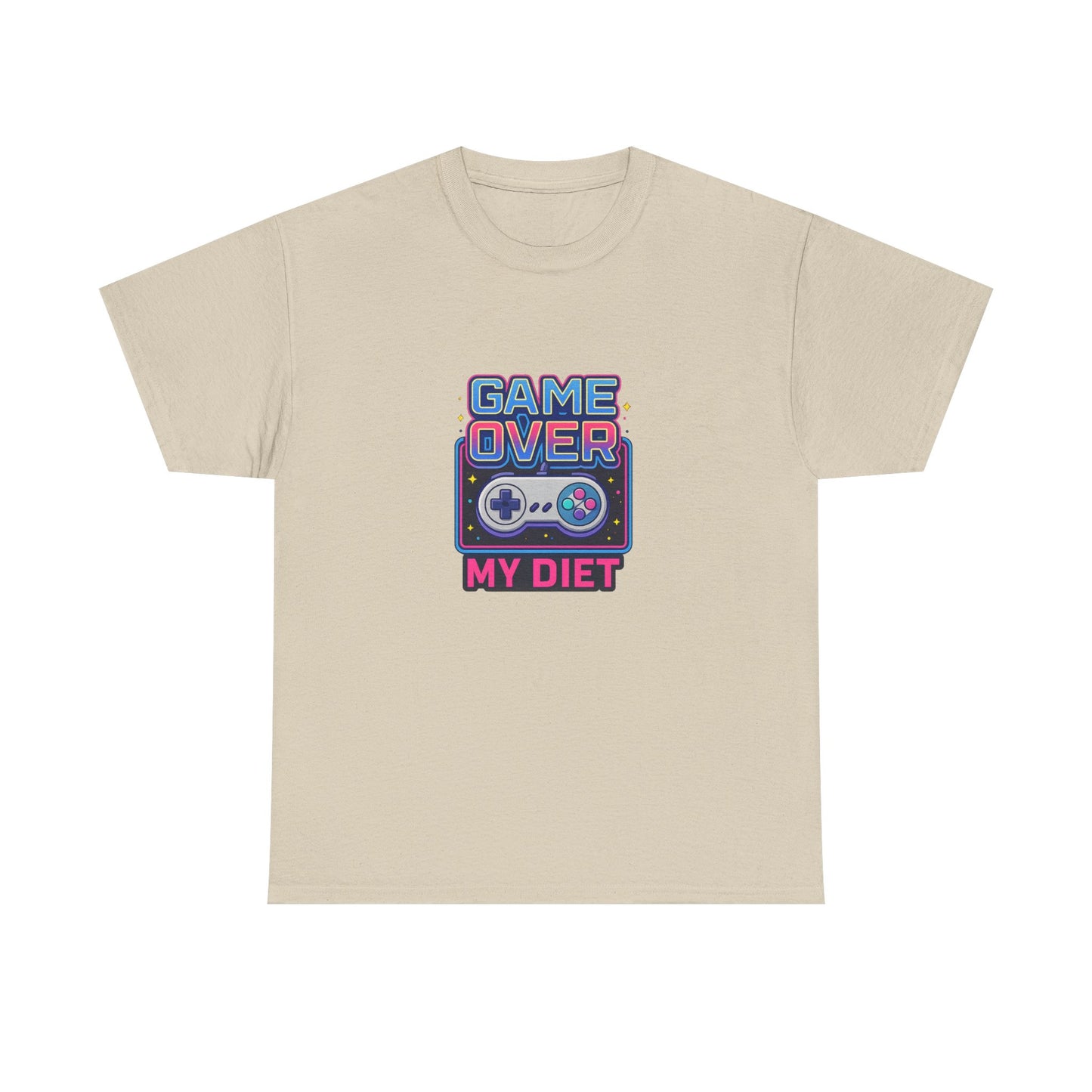 Game Over My Diet Shirt – Funny Gamer Food Graphic Tee