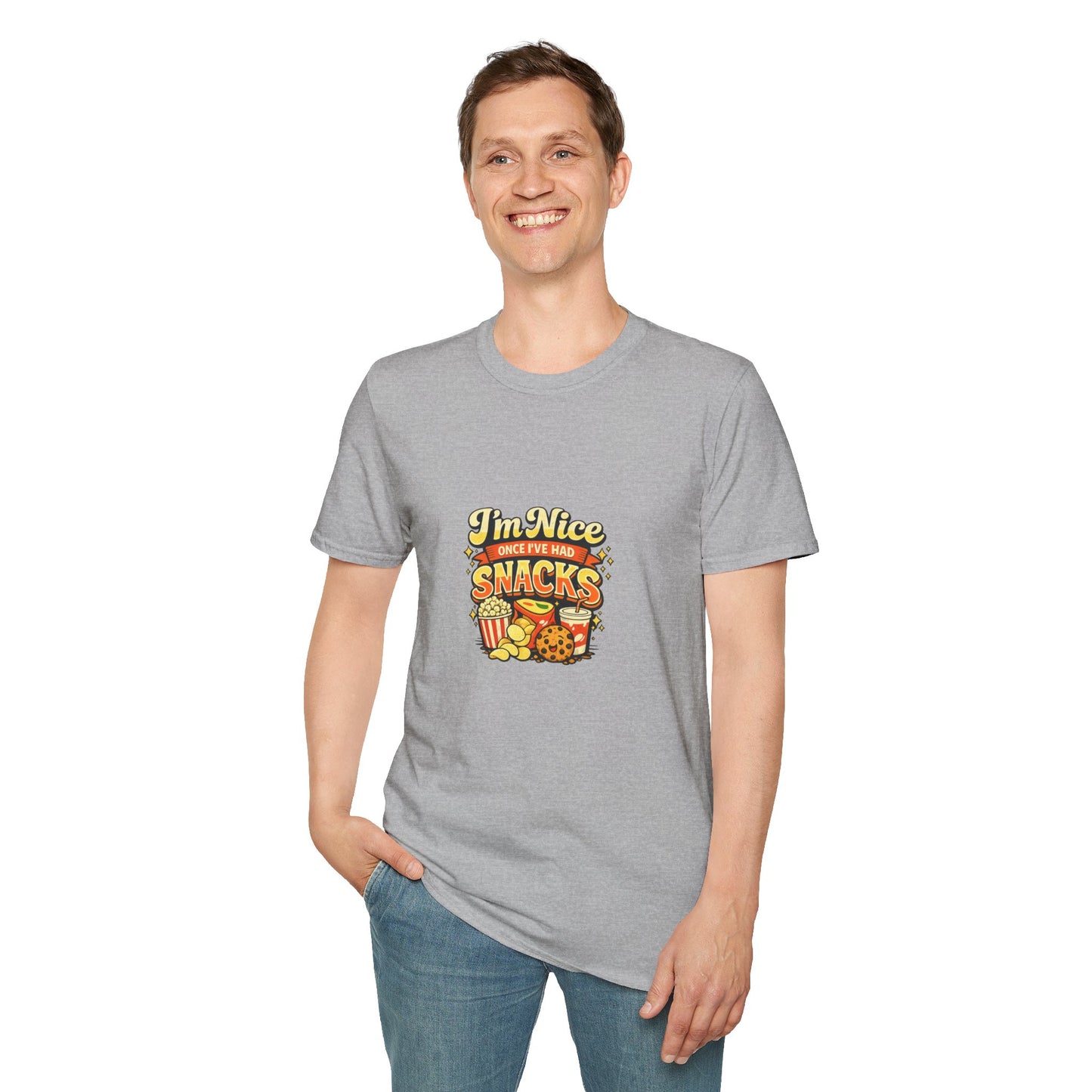 I’m Nice Once I’ve Had Snacks Retro Graphic Tee