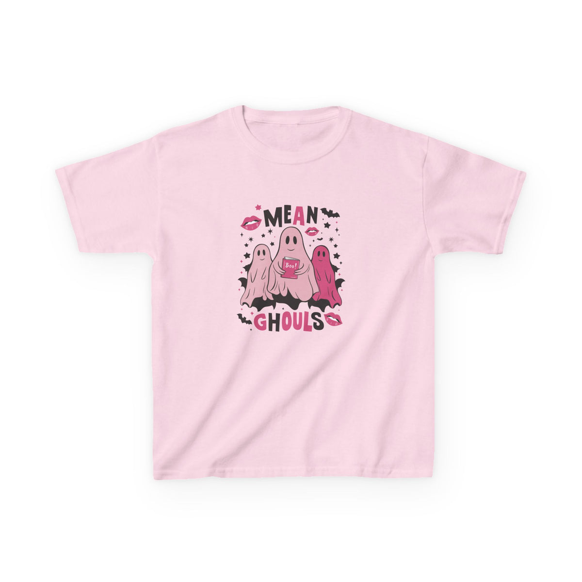 Mean Ghouls: Spooky Fun Ghost Graphic Kids' T-Shirt
