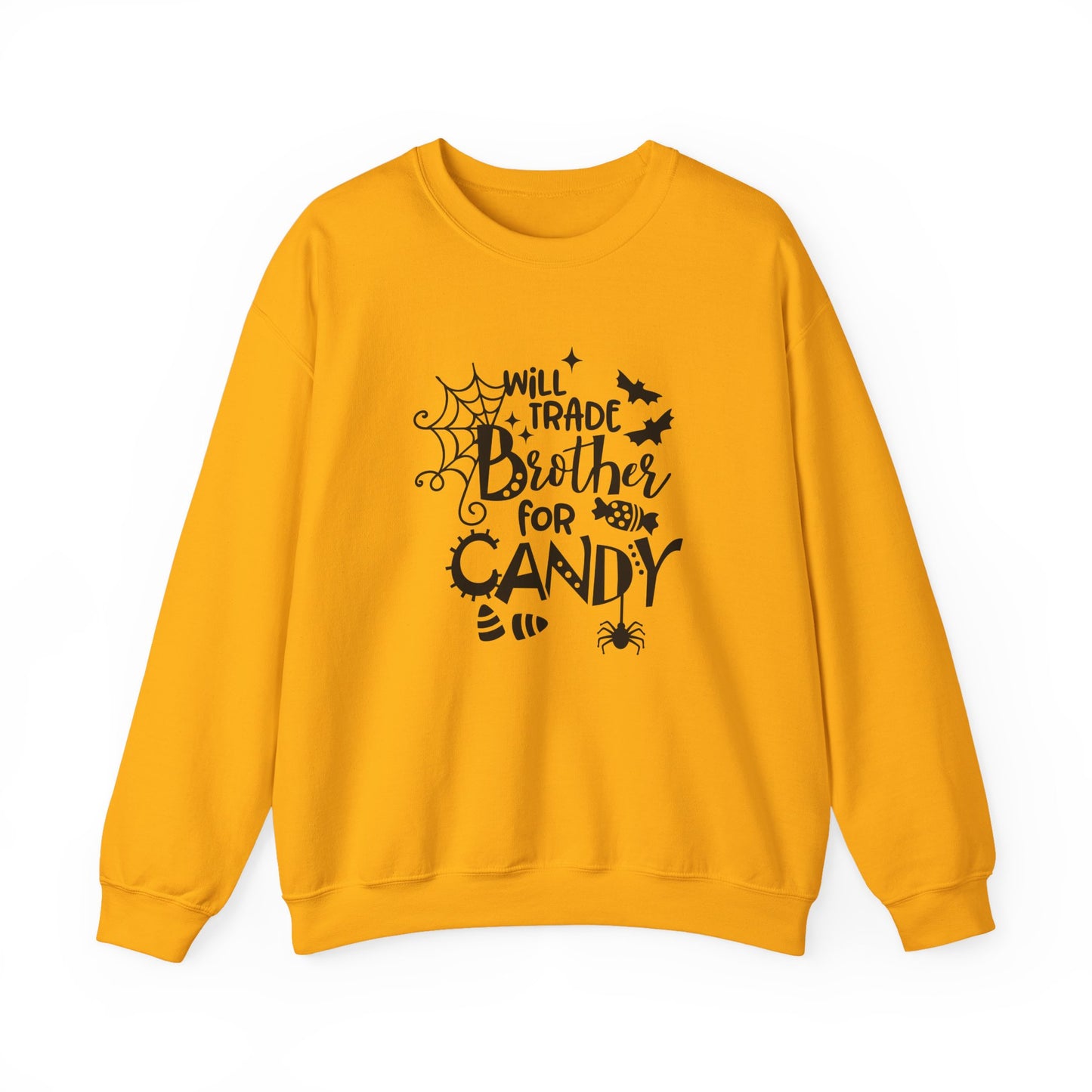 Will Trade Brother for Candy Funny Halloween Sweatshirt