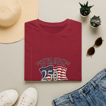 America 250 Shirt | United States 250th Anniversary Patriotic Tee