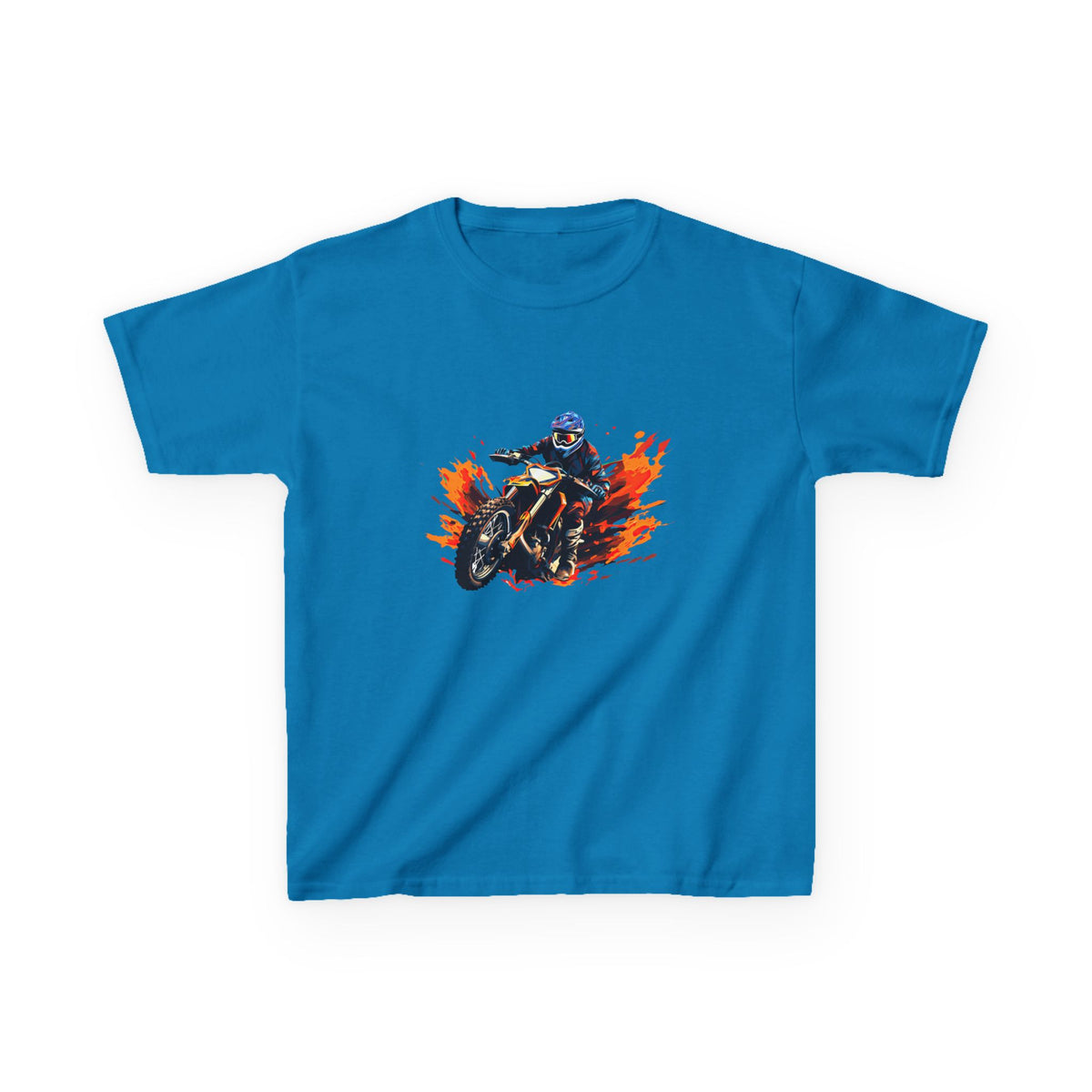 Ride in Style: Cool Motorcycle Racer Graphic Kids' T-Shirt