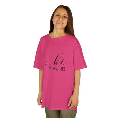 Hi I'm New Here: Fun and Friendly Kids' T-Shirt –  for Little Adventurers!
