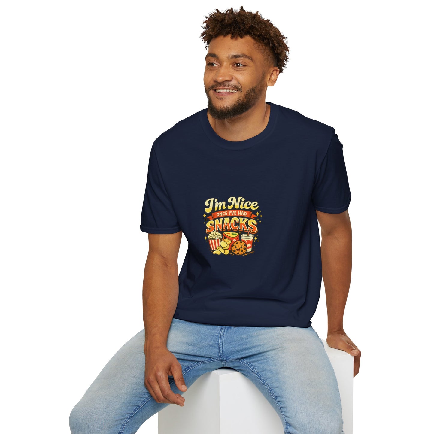 I’m Nice Once I’ve Had Snacks Retro Graphic Tee