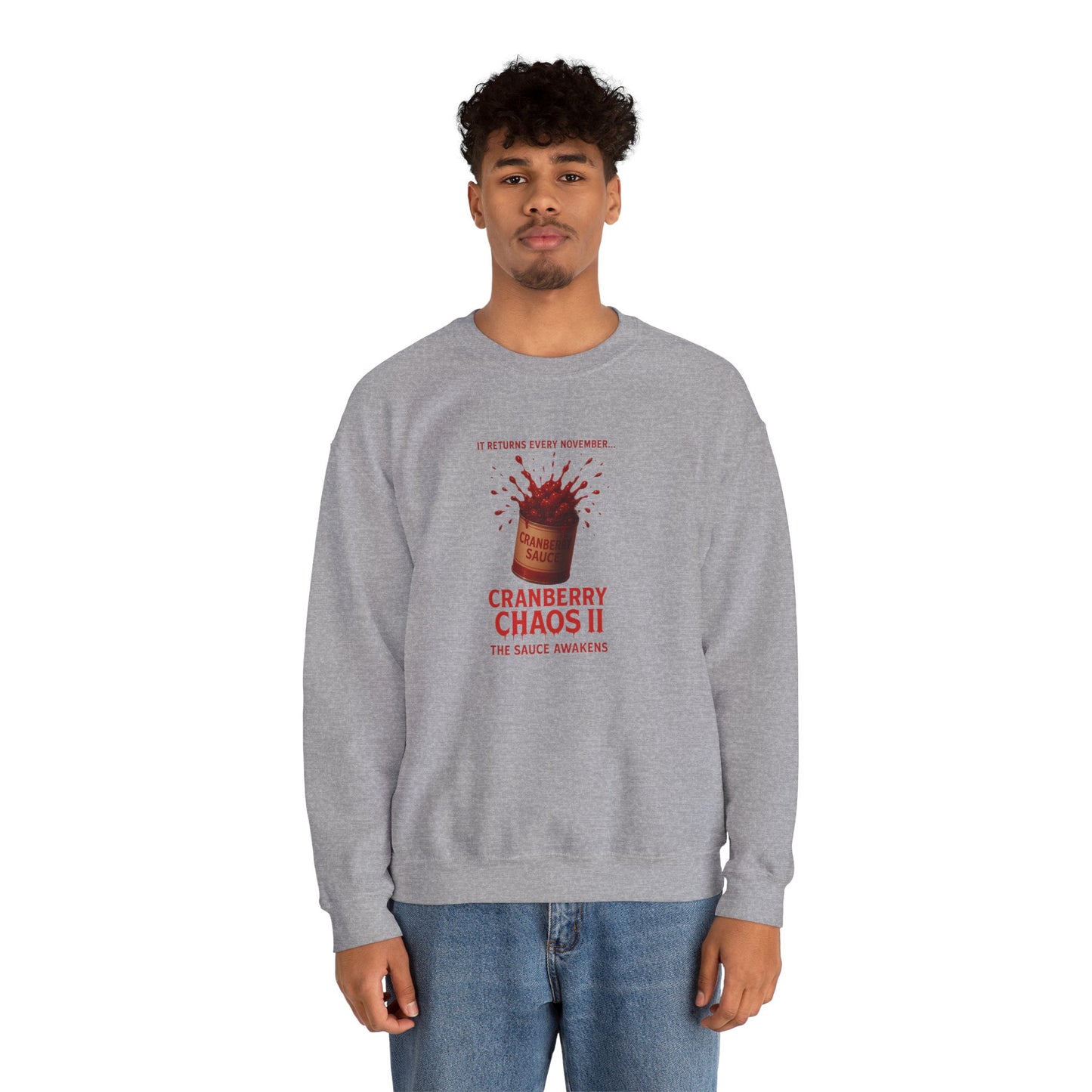 Cranberry Chaos II – The Sauce Awakens Funny Thanksgiving Sweatshirt