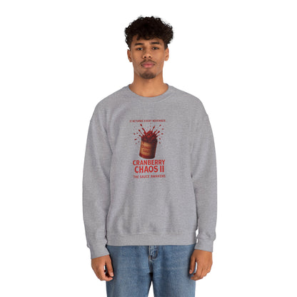 Cranberry Chaos II – The Sauce Awakens Funny Thanksgiving Sweatshirt