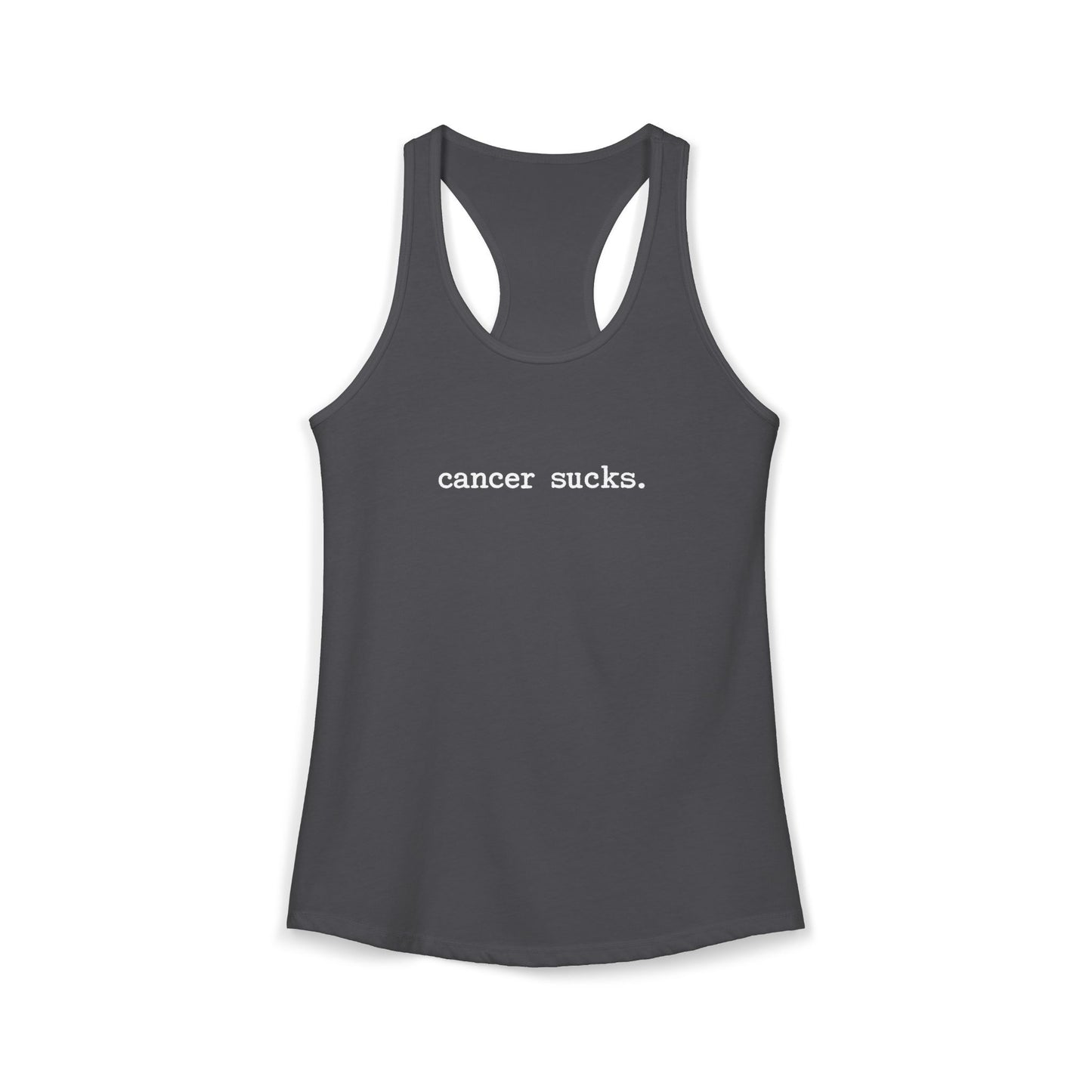Cancer Sucks - Women's Ideal Racerback Tank