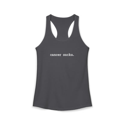 Cancer Sucks - Women's Ideal Racerback Tank
