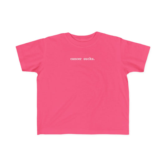 Cancer Sucks Toddler Tee