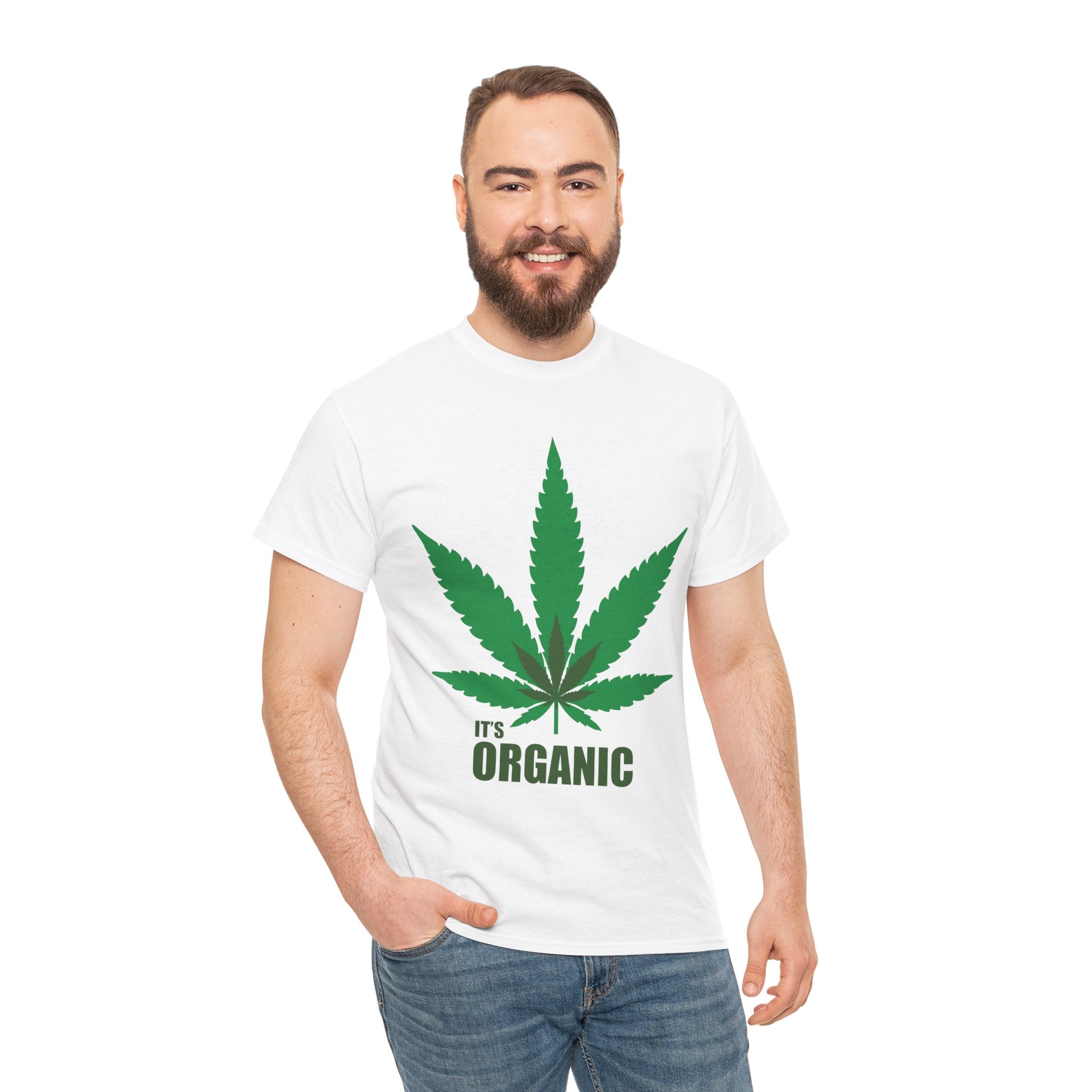 It's Organic Pot Leaf Graphic T-Shirt