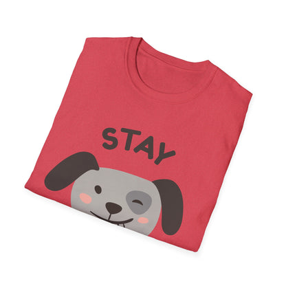 Stay Pawsitive T-Shirt – Cute Dog Lover Graphic Tee for Pet Enthusiasts