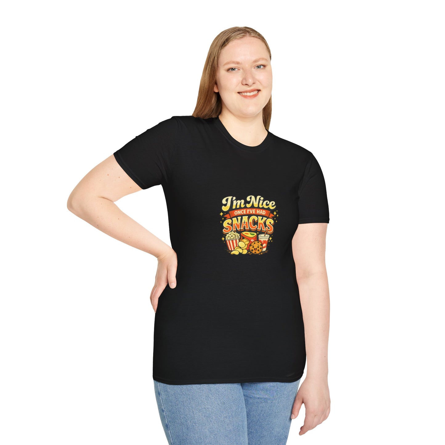 I’m Nice Once I’ve Had Snacks Retro Graphic Tee