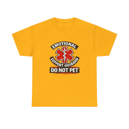 Emotional Support Husband “Do Not Pet” Shirt – Funny Husband Tee