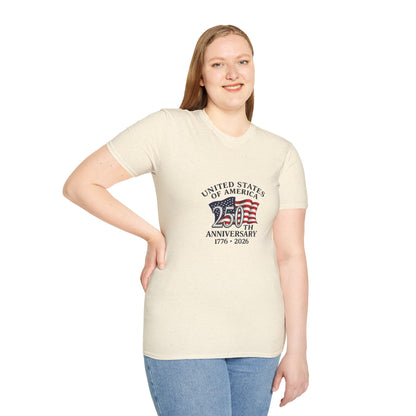 America 250 Shirt | United States 250th Anniversary Patriotic Tee