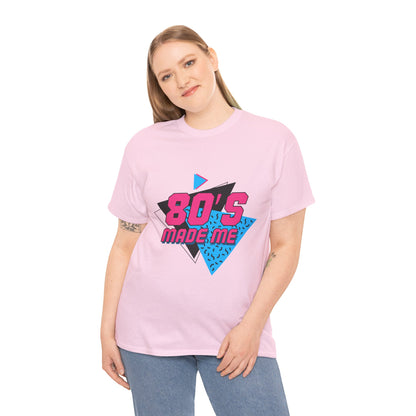 Retro 80’s Made Me T-Shirt – Vintage Neon Throwback Tee