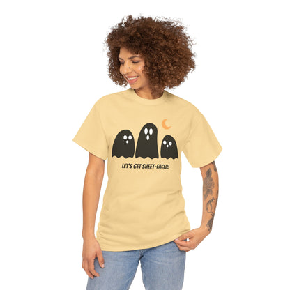 Let's Get Sheet-Faced Unisex Heavy Cotton Tee