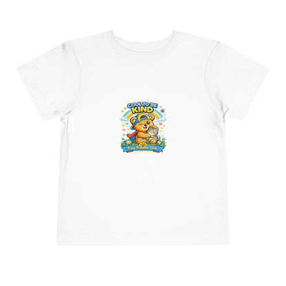 Kind Bear Kids Shirt – Tiny Trouble Club Positive Message Toddler Graphic Tee