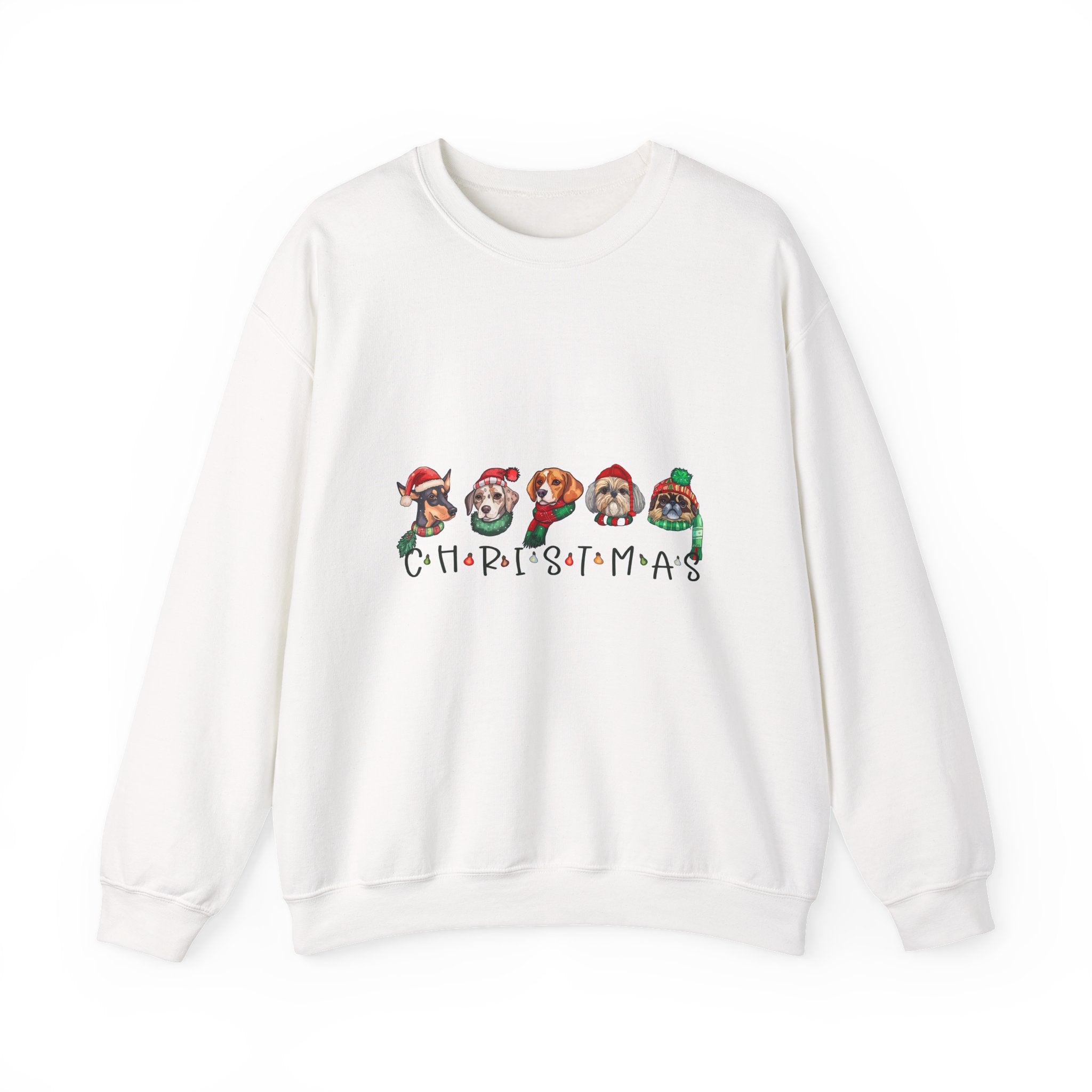 Dog Lovers Christmas Sweatshirt – Cute Holiday “Merry Pupmas” Pullover