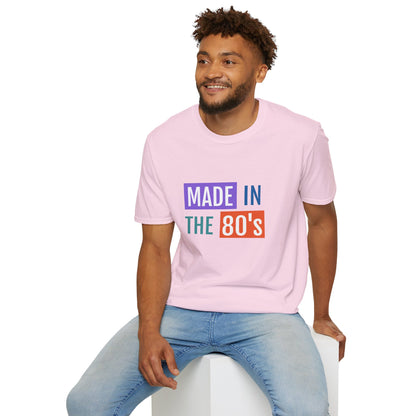 Made in the 80s Birthday Shirt – Retro 1980s Graphic Tee