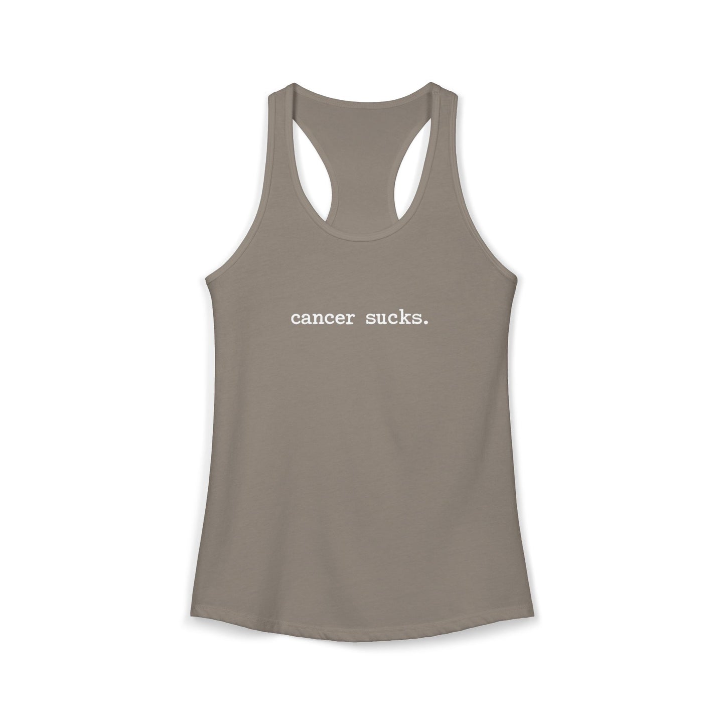 Cancer Sucks - Women's Ideal Racerback Tank