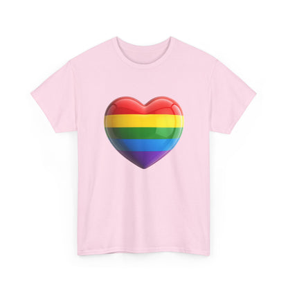 "Love Loud" Rainbow Heart Tee