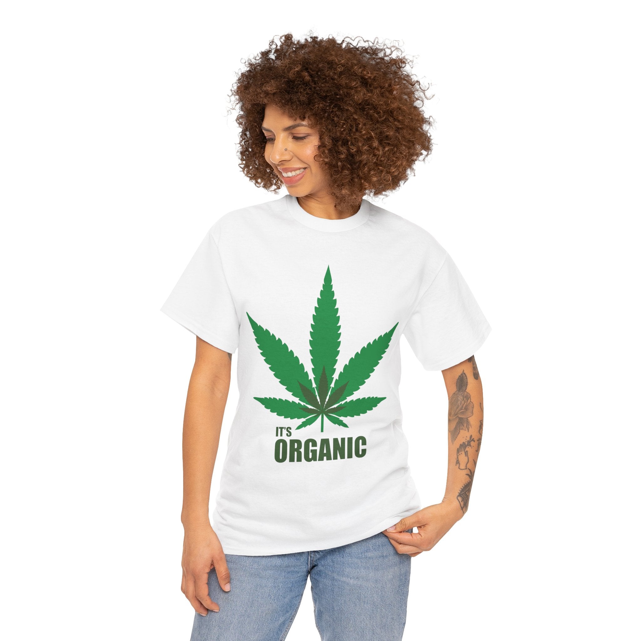 It's Organic Pot Leaf Graphic T-Shirt