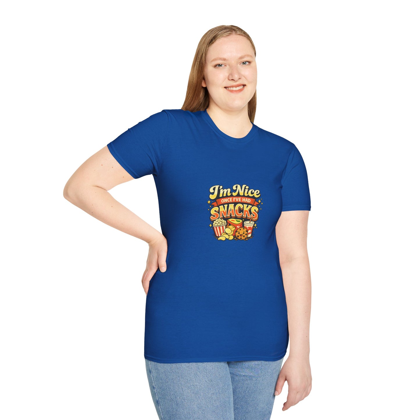 I’m Nice Once I’ve Had Snacks Retro Graphic Tee