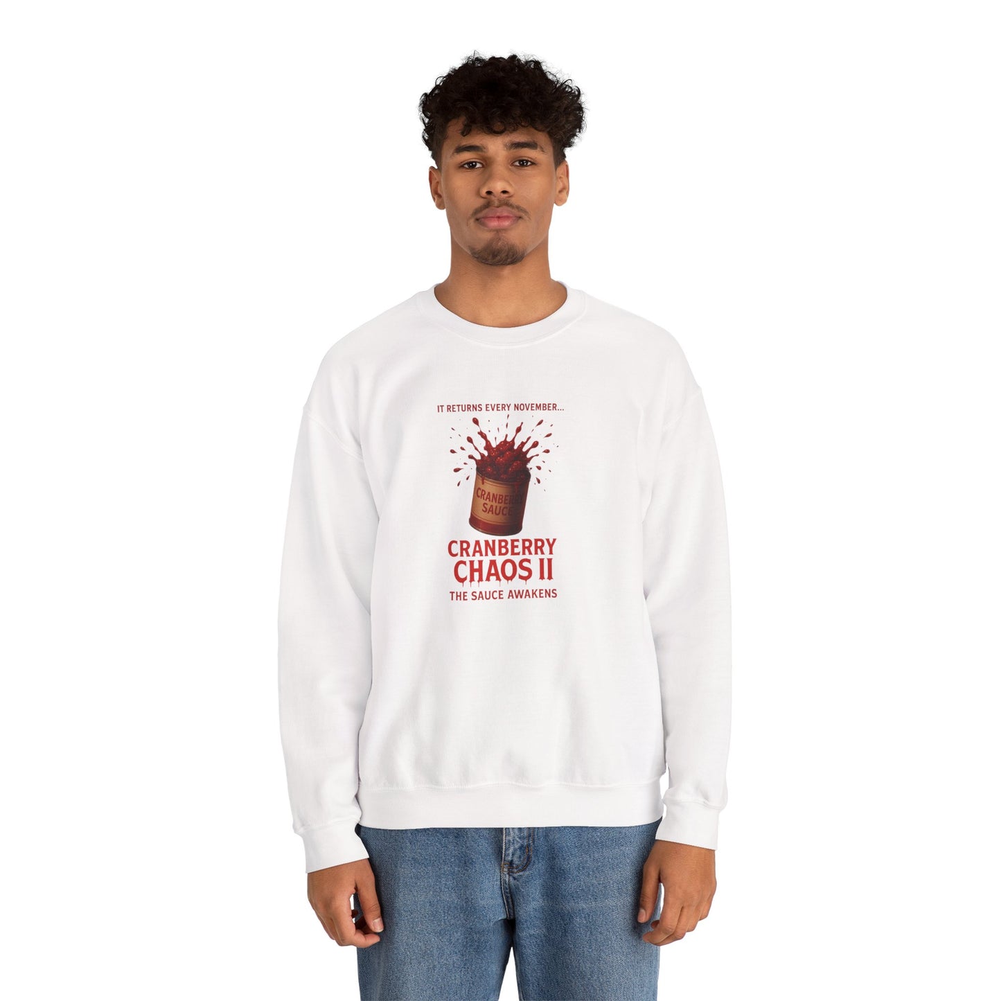 Cranberry Chaos II – The Sauce Awakens Funny Thanksgiving Sweatshirt