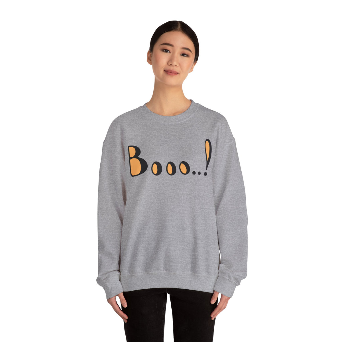 Boo Halloween Sweatshirt | Cute Spooky Season Crewneck